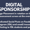Sponsorship - Digital Sponsorship